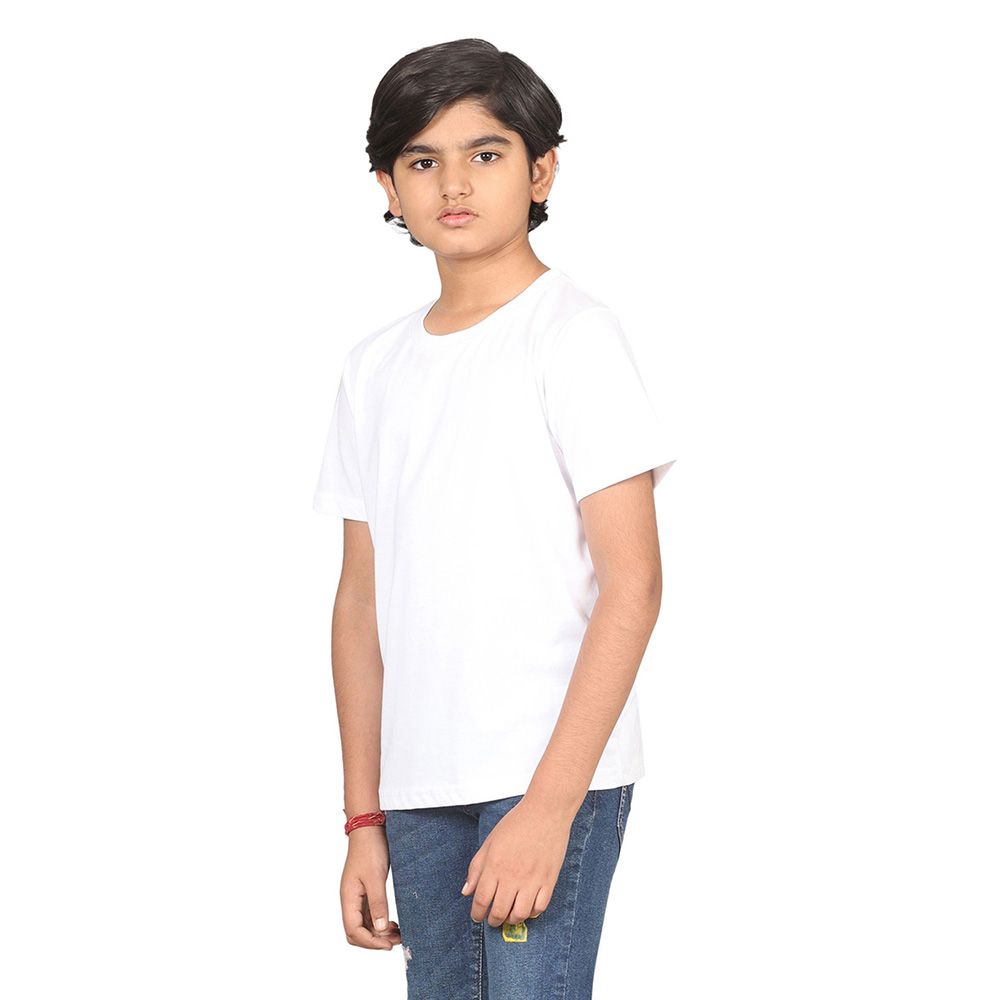 Nexgen Juniors - Boy Half Sleeve T-Shirt - White