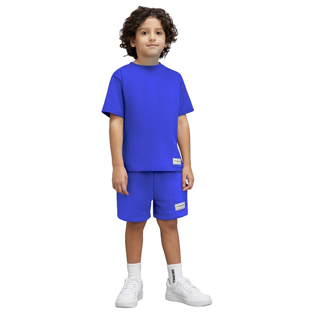 The Giving Moment - Kids Regular Fit T-Shirt - Moroccan Blue