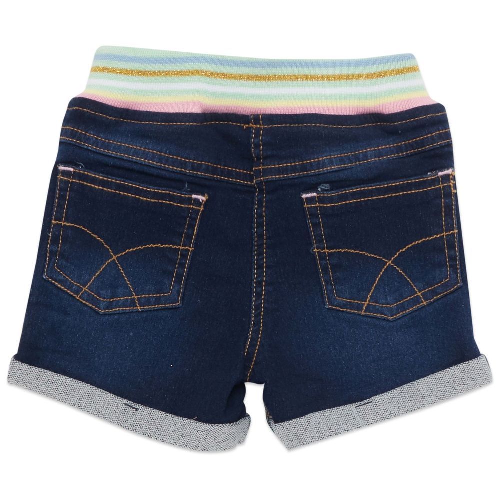 Little Kangaroos - Girl Denim Shorts - Dark Blue