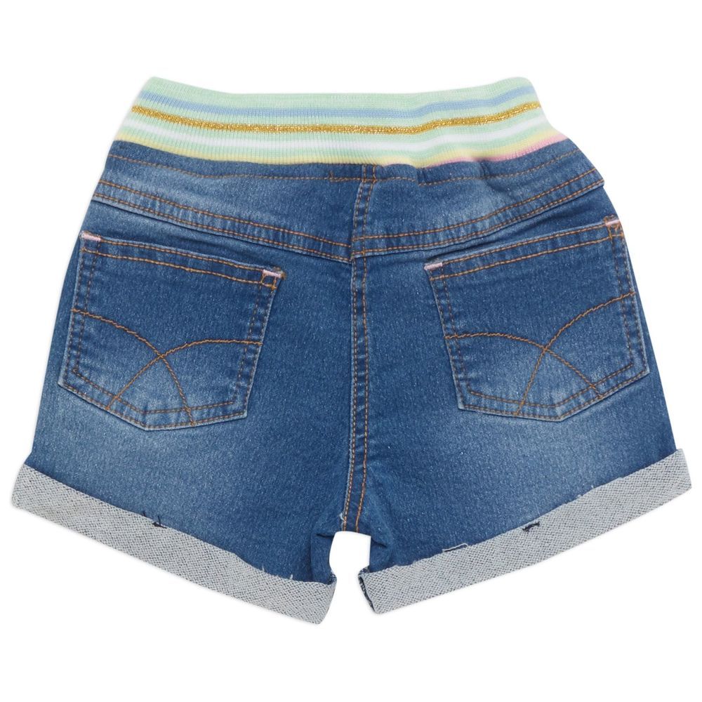 Little Kangaroos - Girl Denim Shorts - Light Blue