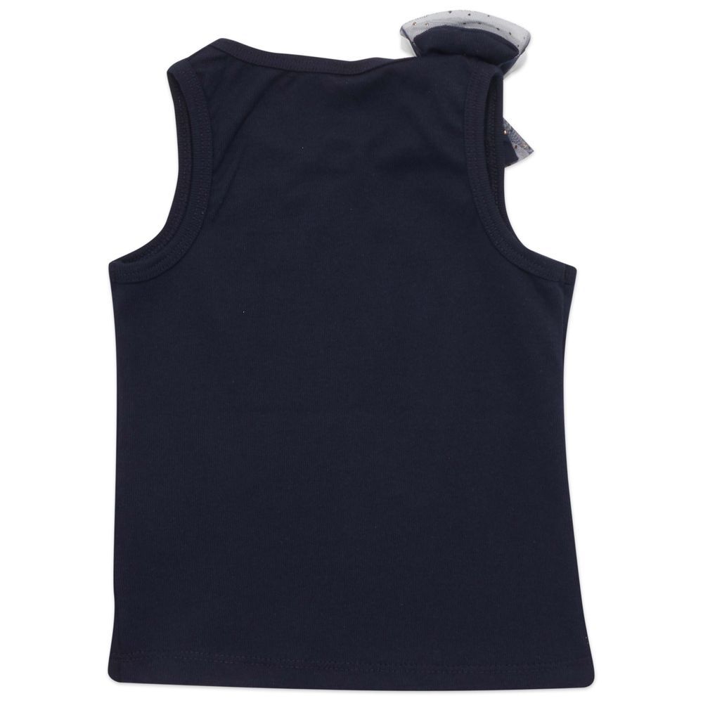 Little Kangaroos - Girl Sleeveless T-Shirt - Navy