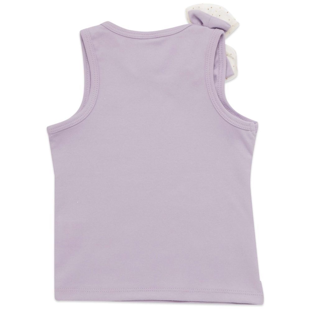 Little Kangaroos - Girl Sleeveless T-Shirt - Lilac