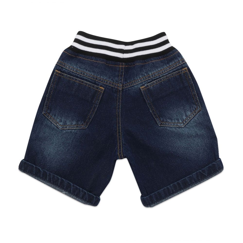 Little Kangaroos - Boy Denim Shorts - Dark Blue