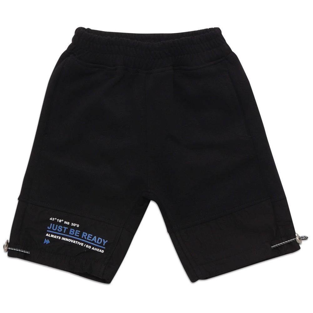 Little Kangaroos - Boy Knitted Bermuda - Black