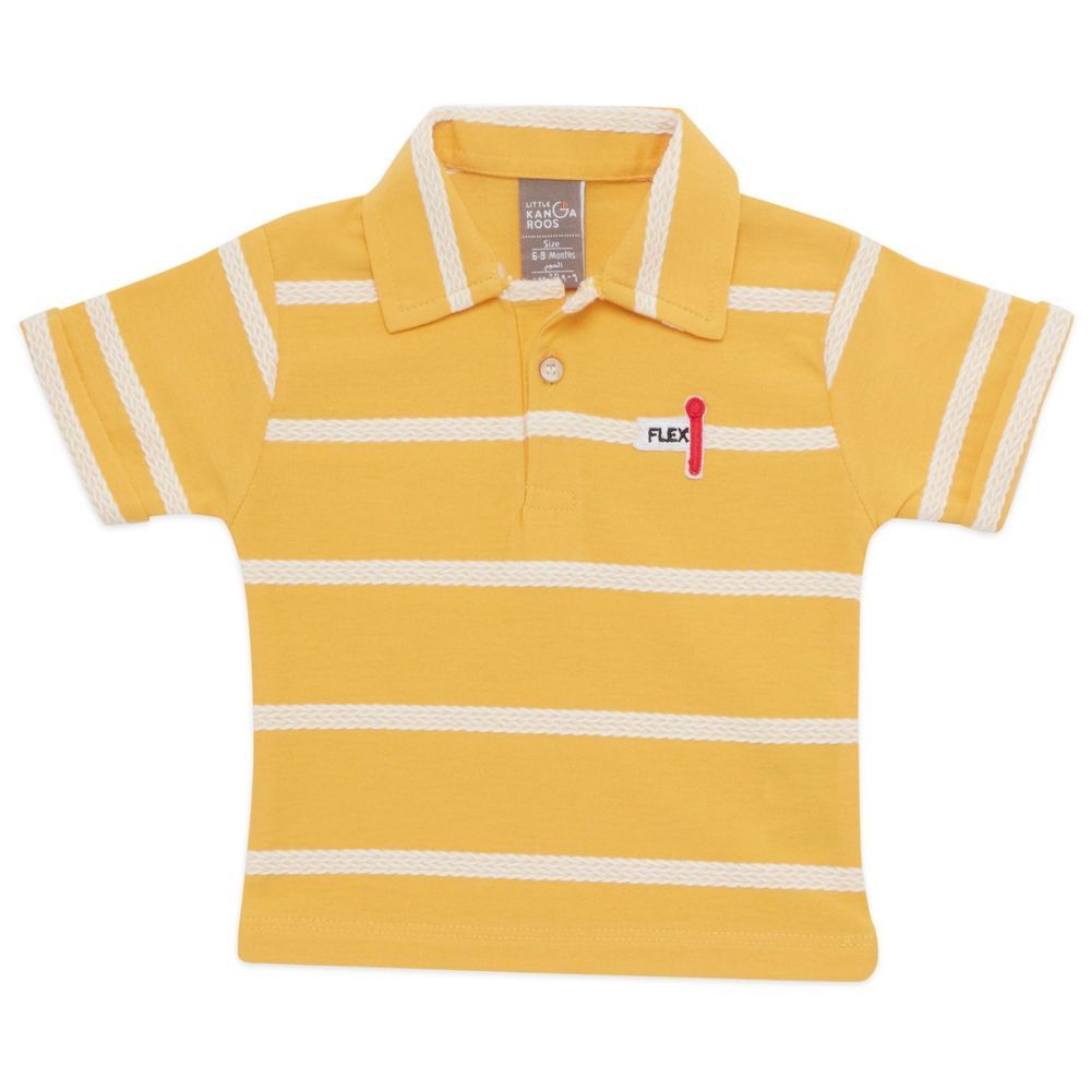 Little Kangaroos - Baby Boy Polo T-Shirt - Yellow