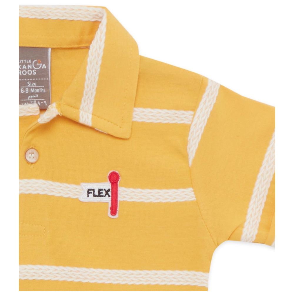 Little Kangaroos - Baby Boy Polo T-Shirt - Yellow