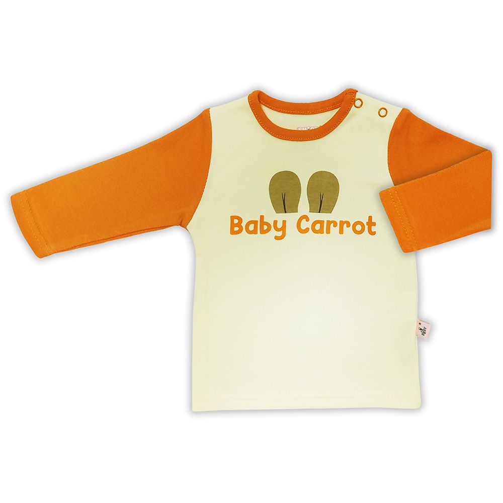 Smart Baby - 2pc-Set - Baby Boy T-Shirt And Pajama Suit - Orange