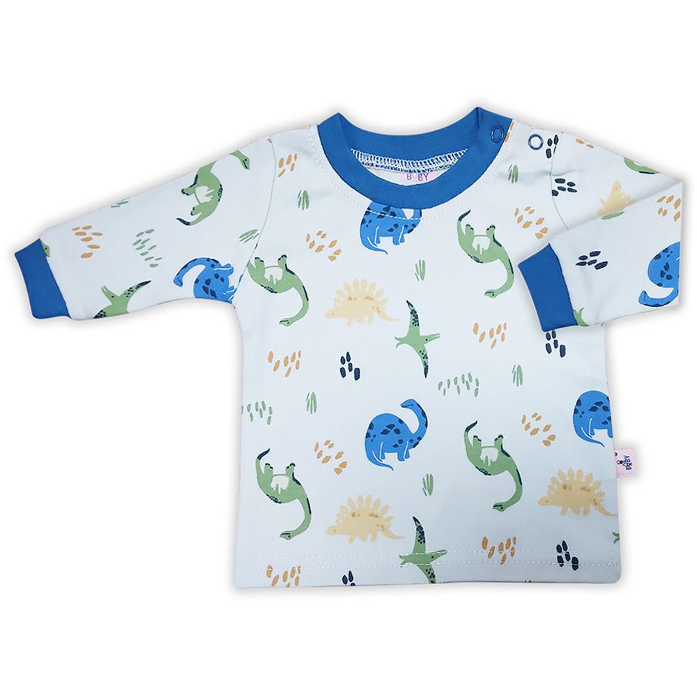 Smart Baby - 2pc-Set - Baby Boy T-Shirt And Pajama Suit - Blue