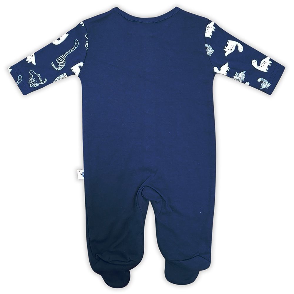 Smart Baby - Baby Boy Footed Sleepsuit-Navy