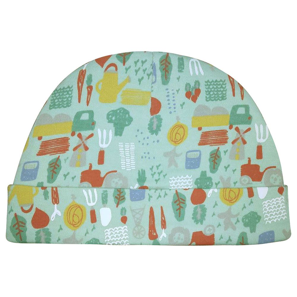 Smart Baby - Baby Boy Printed Cap - Green