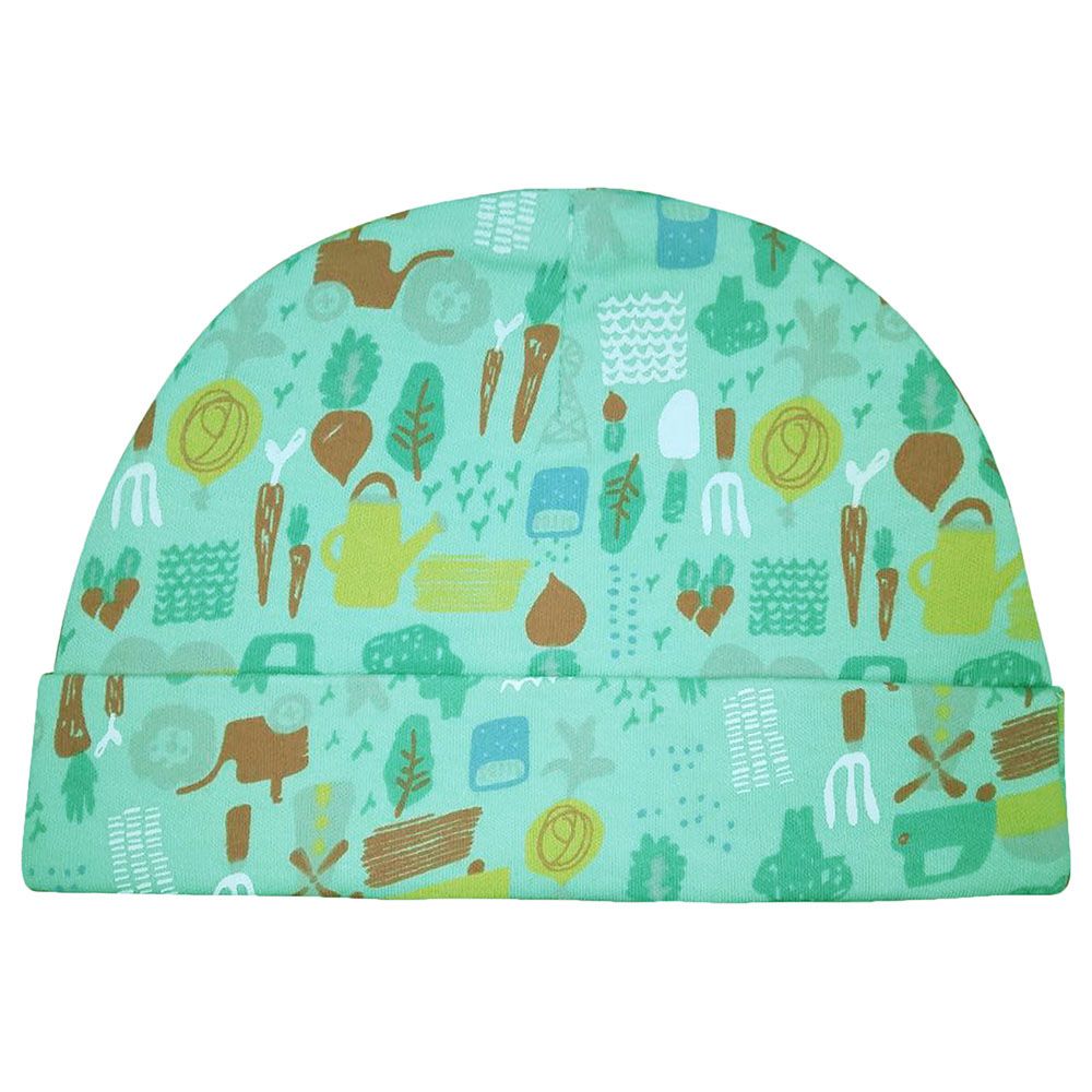 Smart Baby - Baby Boy Printed Cap - Green