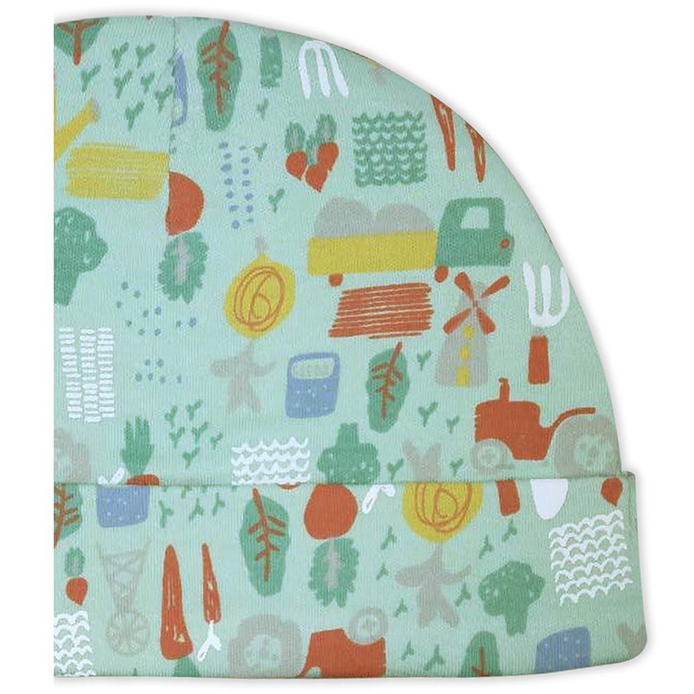 Smart Baby - Baby Boy Printed Cap - Green