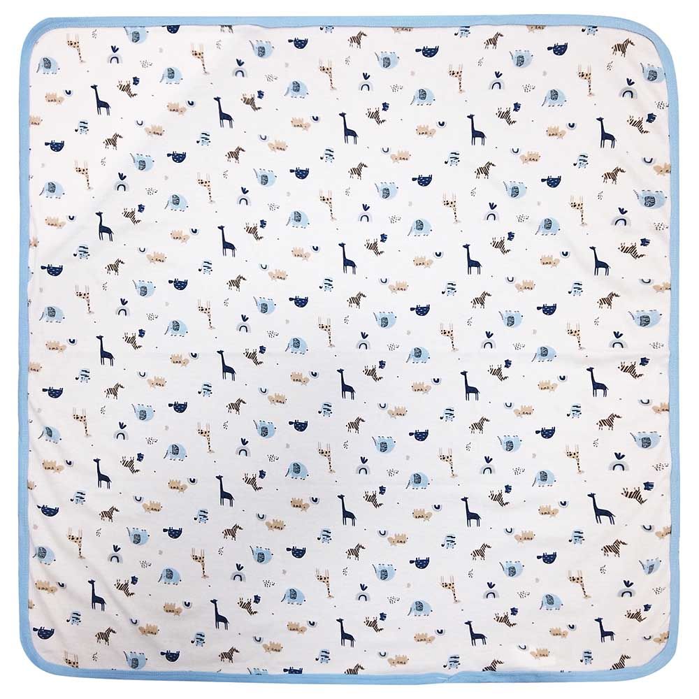 Smart Baby - Baby Boy Hooded Blanket - White