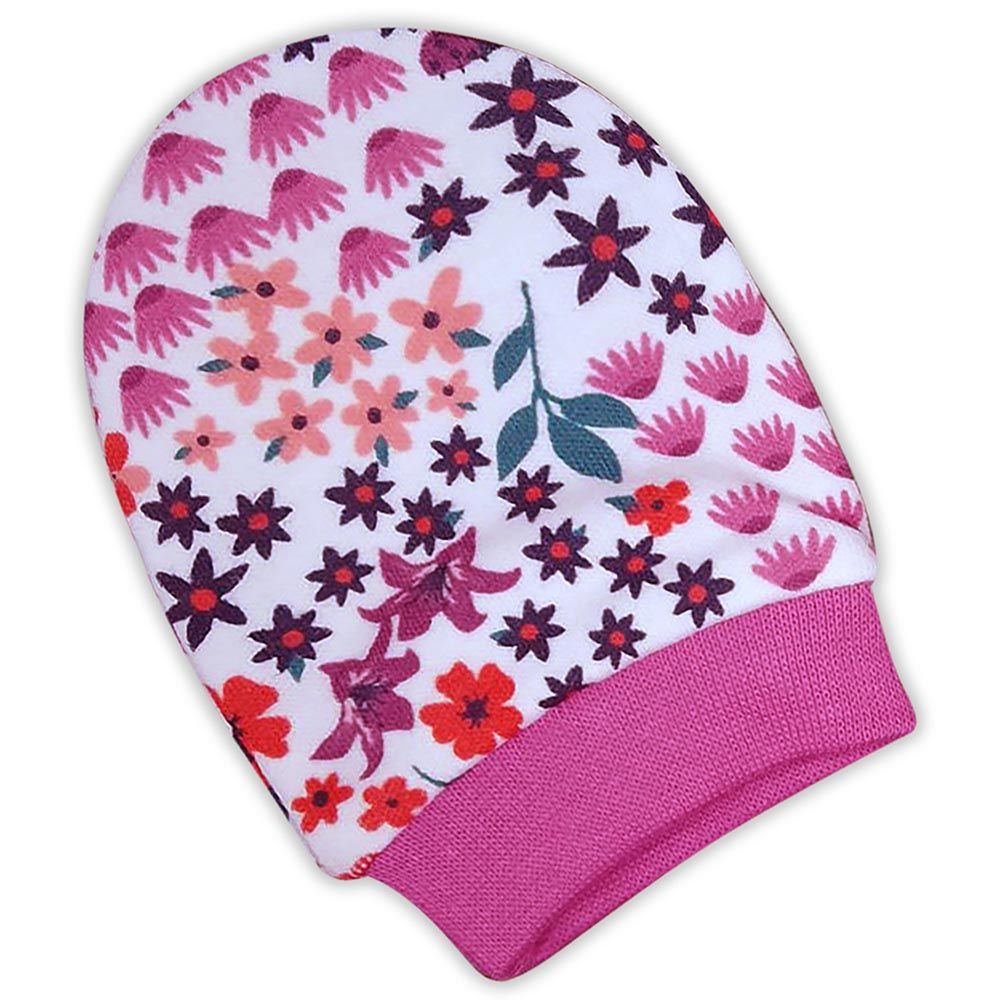 Smart Baby - Baby Girl Printed Mittens