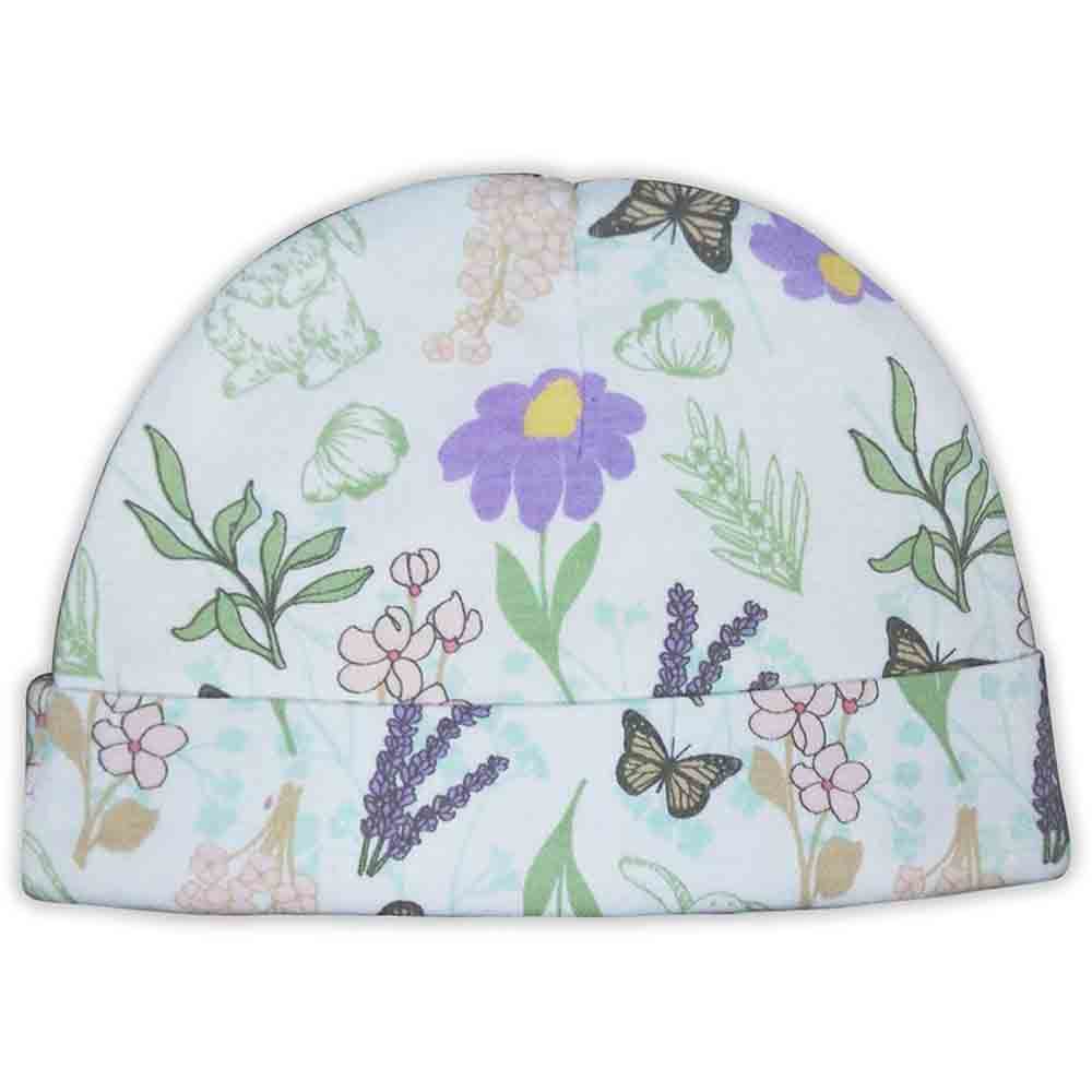 Smart Baby - Baby Girl Floral Printed Cap