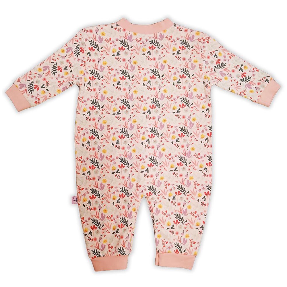 Smart Baby - Baby Girl Floral Sleepsuit