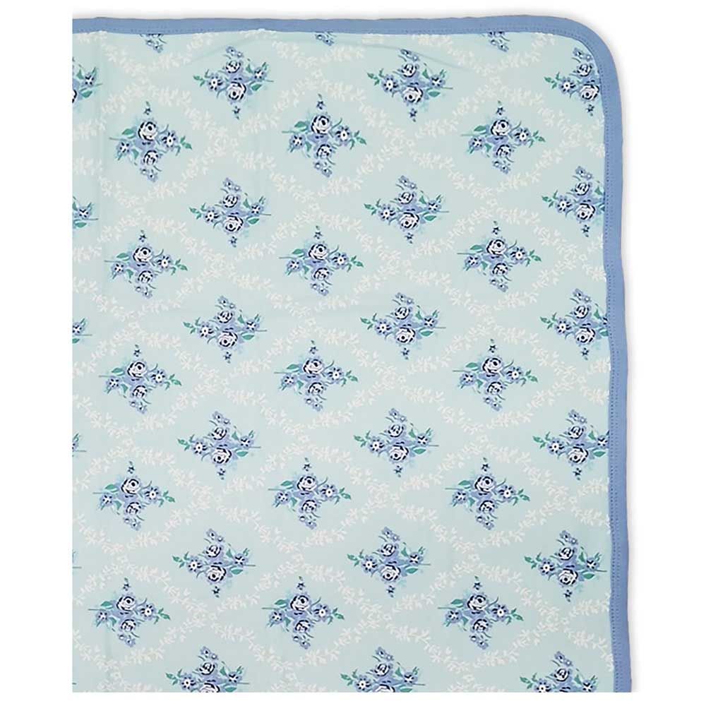 Smart Baby - Baby Girl Hooded Blanket - Aqua Blue