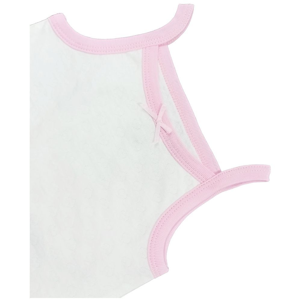 Smart Baby - Sleeveless Organic Bodysuit - Pink