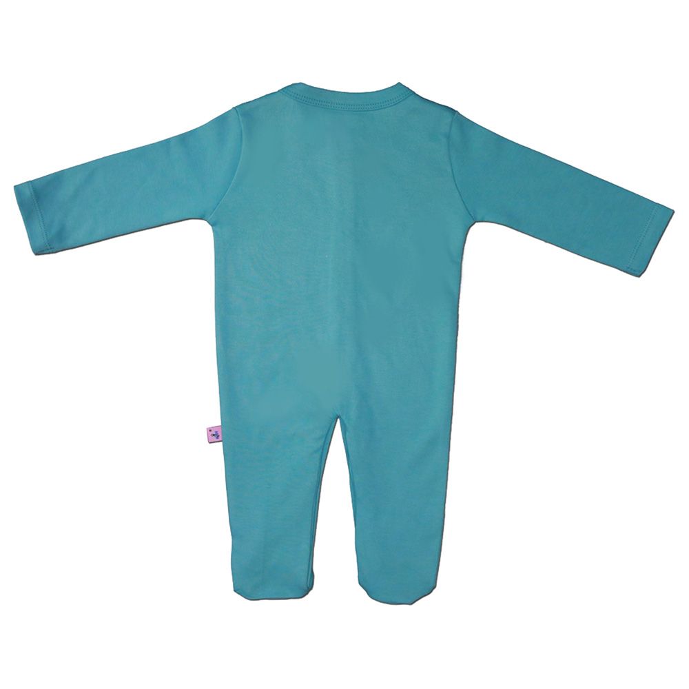 Smart Baby - Baby Boy Closed Feet Sleepsuit - Blue