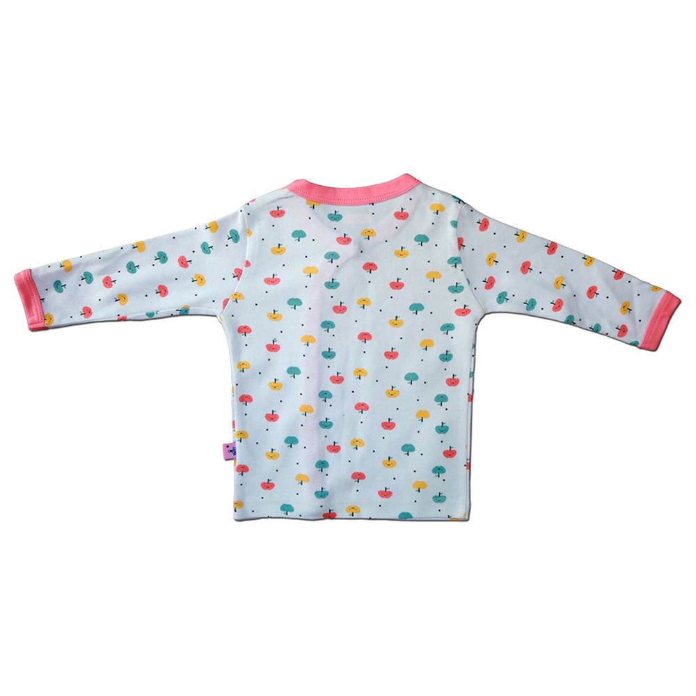 Smart Baby - Baby Girl Full Sleeves Front Button Shirt - Pink