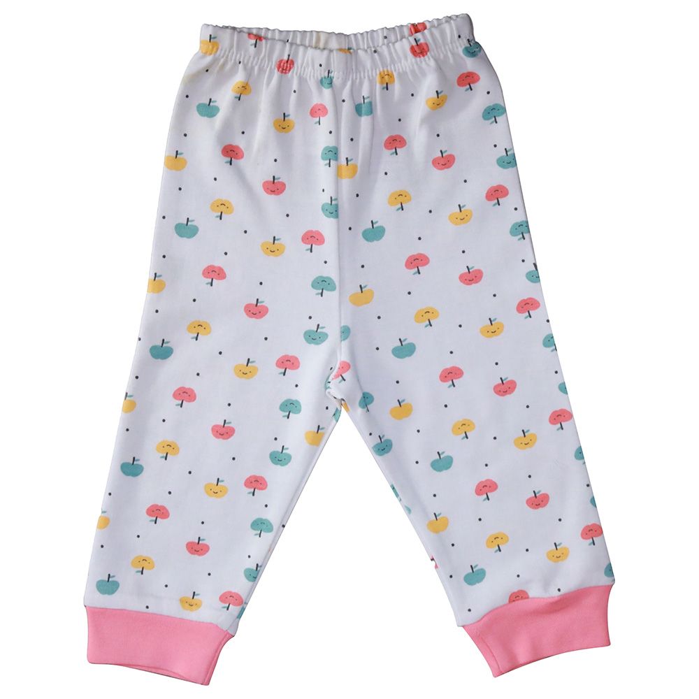 Smart Baby - Baby Girl Printed Pajama - Pink