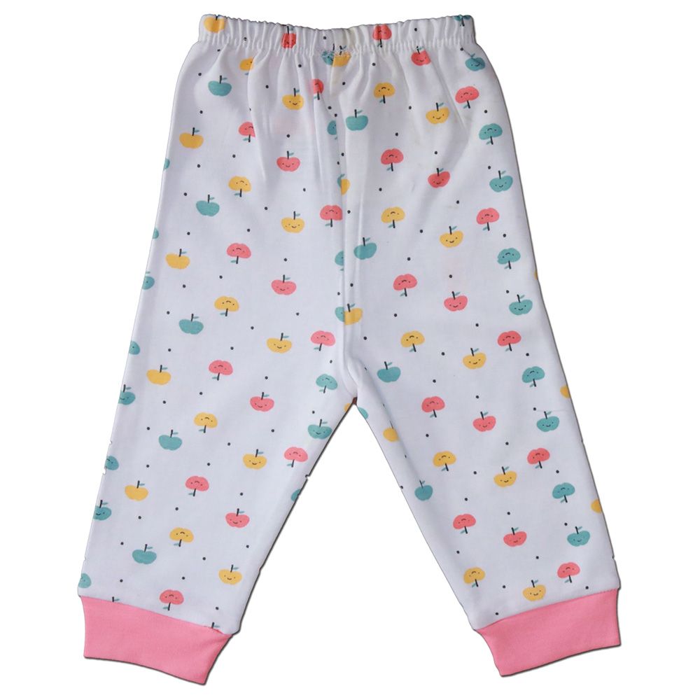 Smart Baby - Baby Girl Printed Pajama - Pink