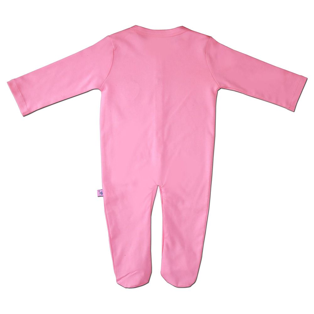 Smart Baby - Baby Girl Closed Feet Sleepsuit - Light Pink