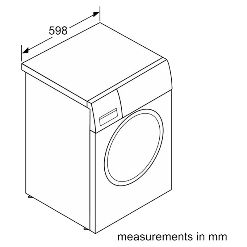 Siemens - Automatic Front Loader Washing Machine - 8 kg