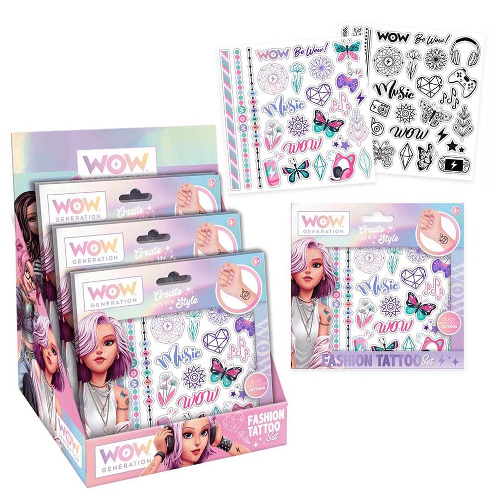 Wow Generation - Tattoo Set - 50pcs