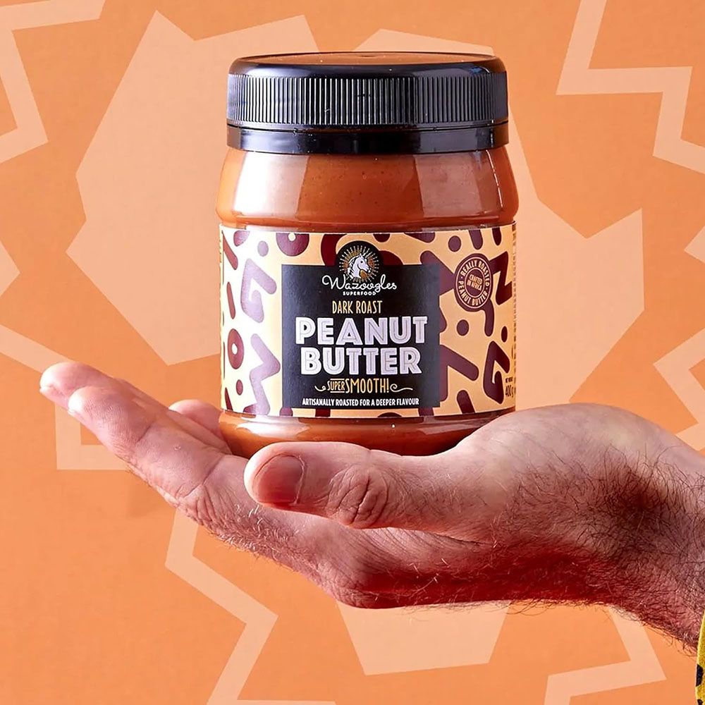 Wazoogles Superfood - Dark Roast Super Smooth Peanut Butter - 400 g