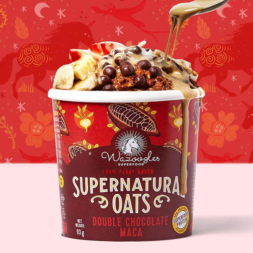 Wazoogles Superfood - Supernatural Oats - Double Chocolate Maca Pot