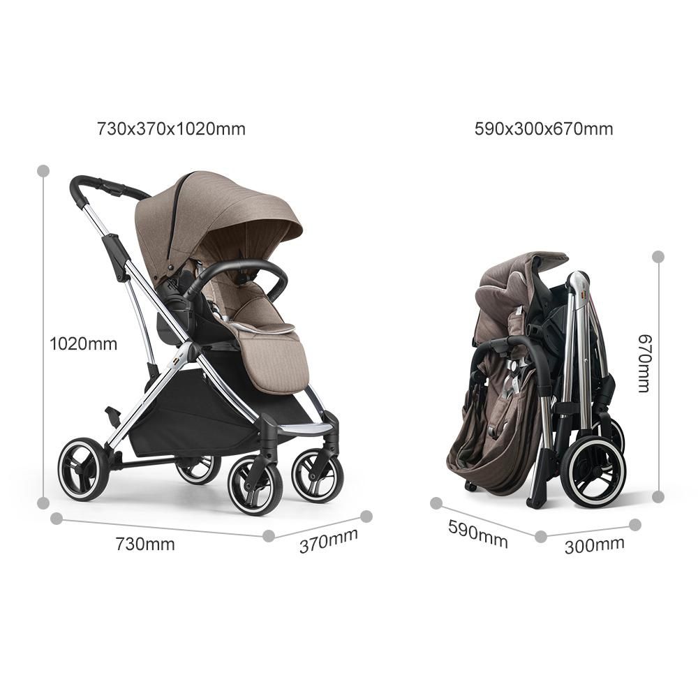 Gokke - Reversible Baby Stroller - Brown