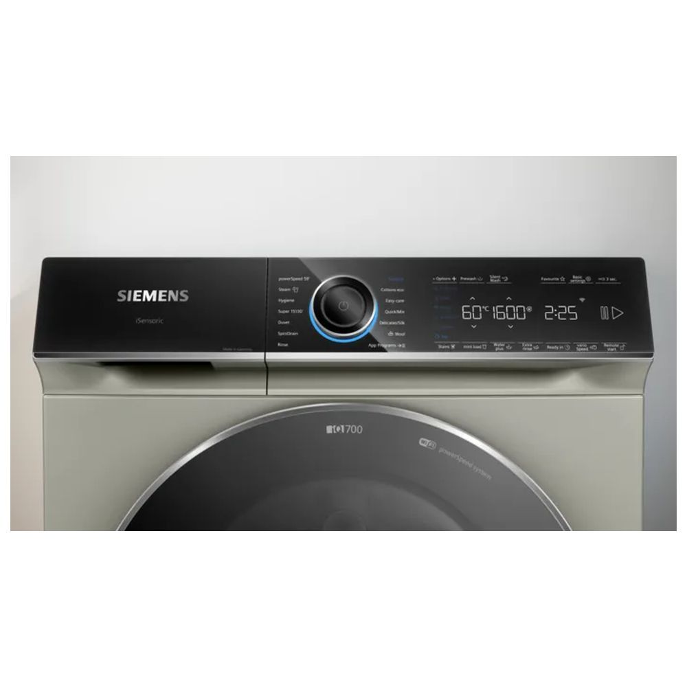 Siemens - Front Loader Washing Machine - Silver Inox - 10 kg