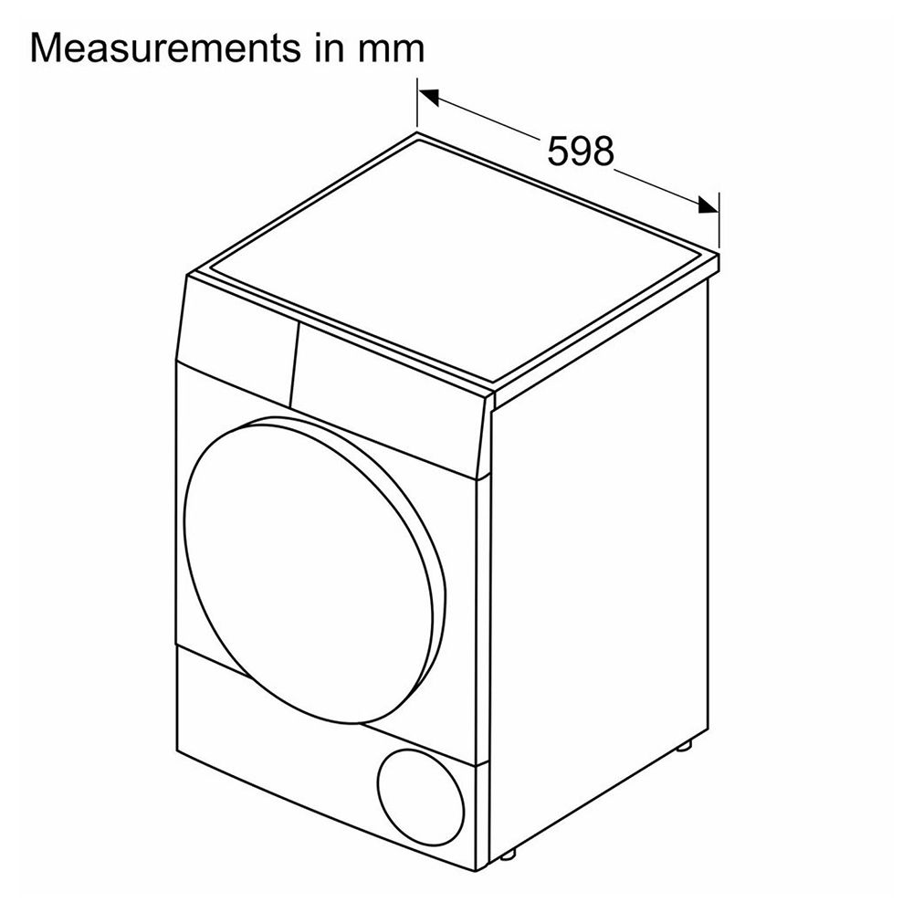 Siemens - IQ700 Front Load Heat Pump Dryer - 9 kg