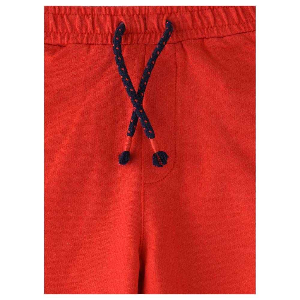 Jam - Spring And Summer Breezin Boy's Comfy Cotton Knit Shorts - Red