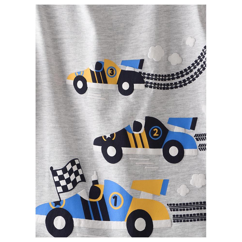 Jam - Boy's Playful Prints And Comfy Cotton Short-Sleeve Tee - Grey