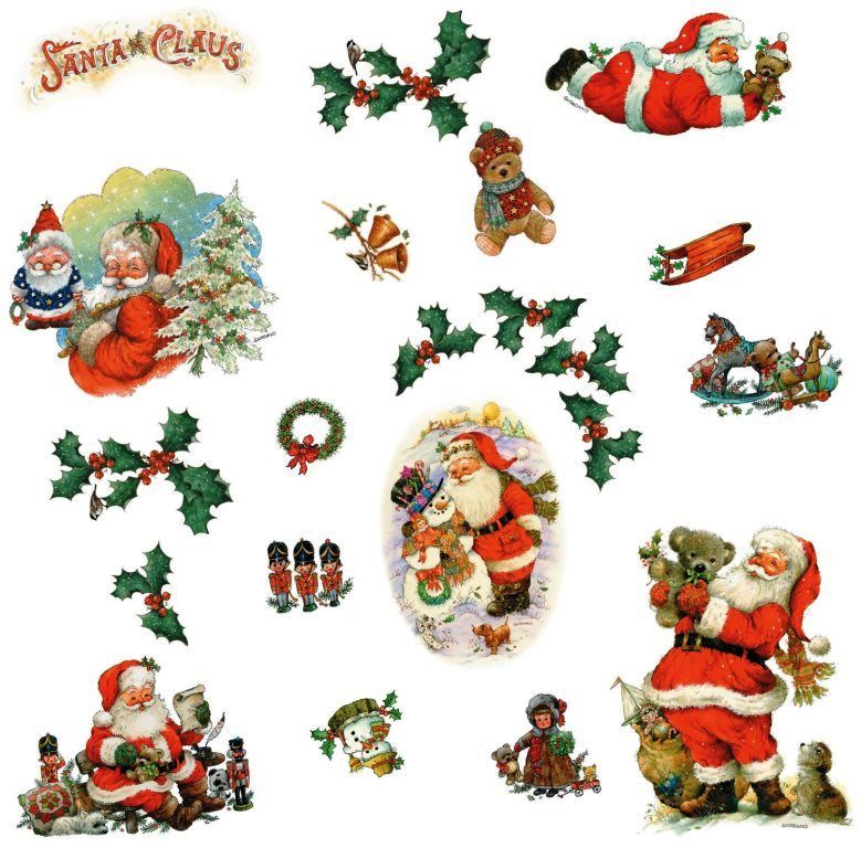 Room Mates Santa Claus Wall Decals