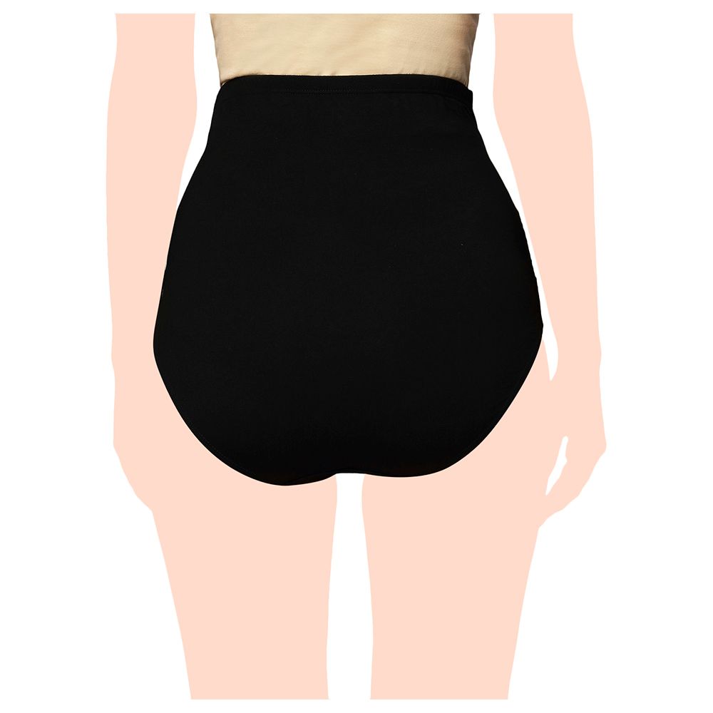 Tummy - Women High Waist Maternity Panty - Black