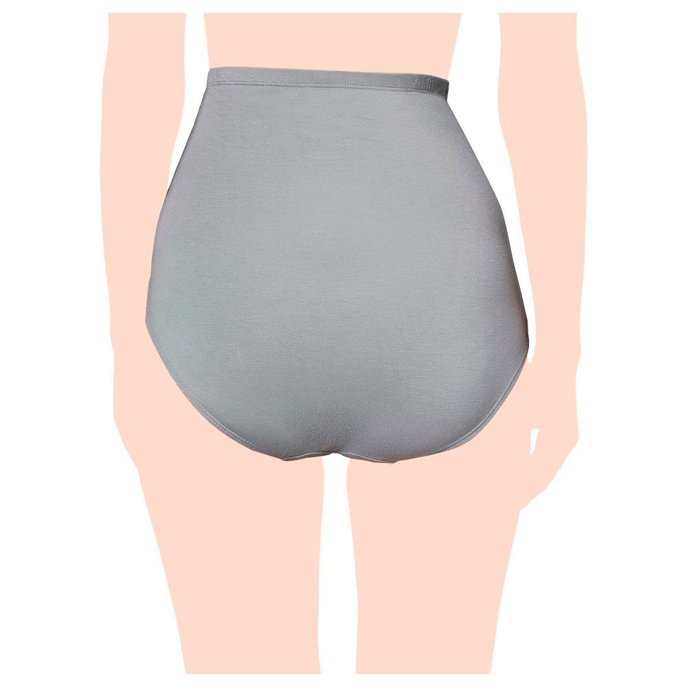 Tummy - Women High Waist Maternity Panty - Grey