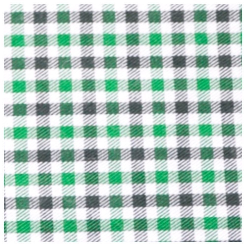 The Baby Atelier - Organic Checkered Baby Pillow Cover w/ Fillers - Green/Black