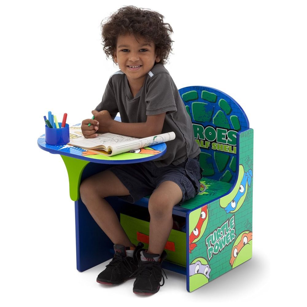 Delta Children - Ninja Turtles Chair Desk With Storage Bin