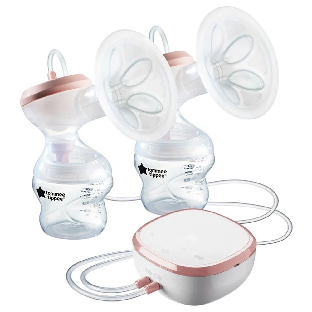 Tommee Tippee - Double Electric Breast Pump w/ 100pcs Large Breast Pads