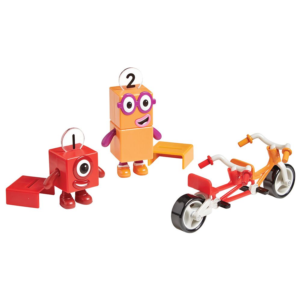 Learning Resources - Numberblocks One & Two Bike Adventure Toy - 5pcs