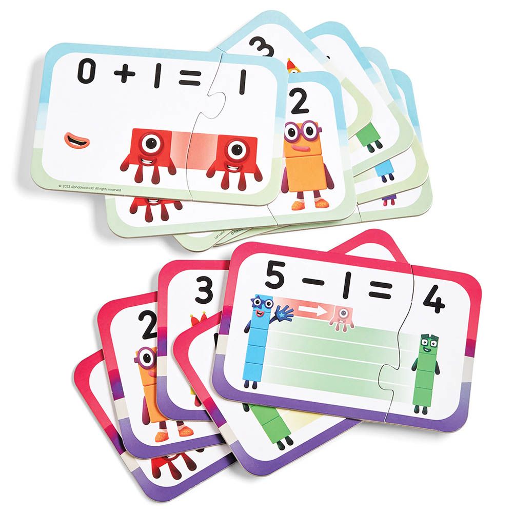 Learning Resources - Numberblocks Add & Subtract Puzzle - 40pcs