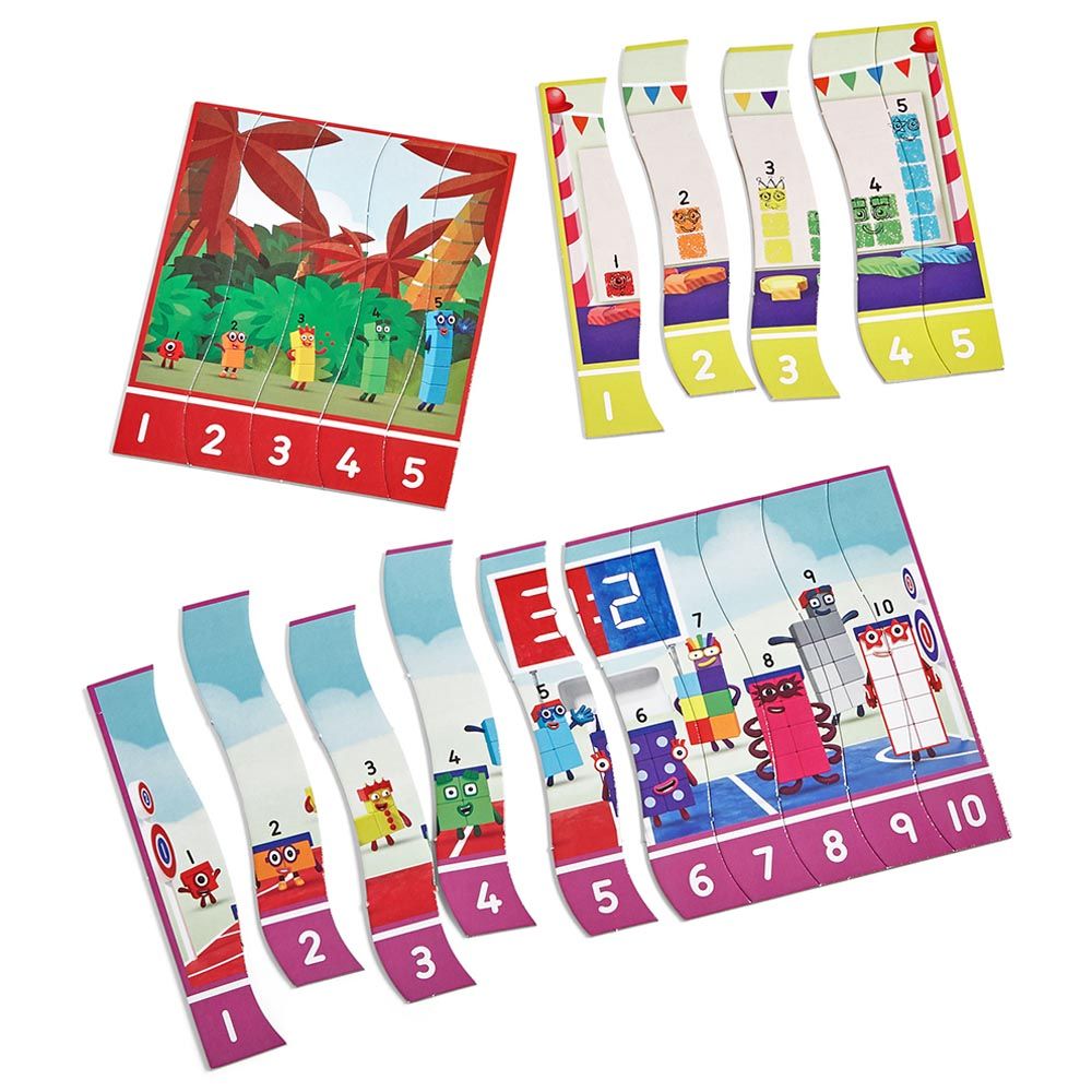 Learning Resources - Numberblocks Sequencing Puzzle Set - 50pcs