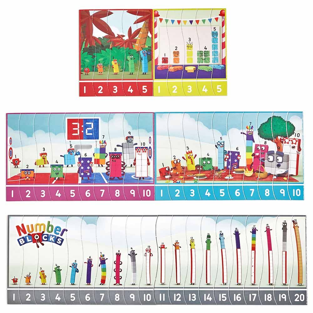 Learning Resources - Numberblocks Sequencing Puzzle Set - 50pcs