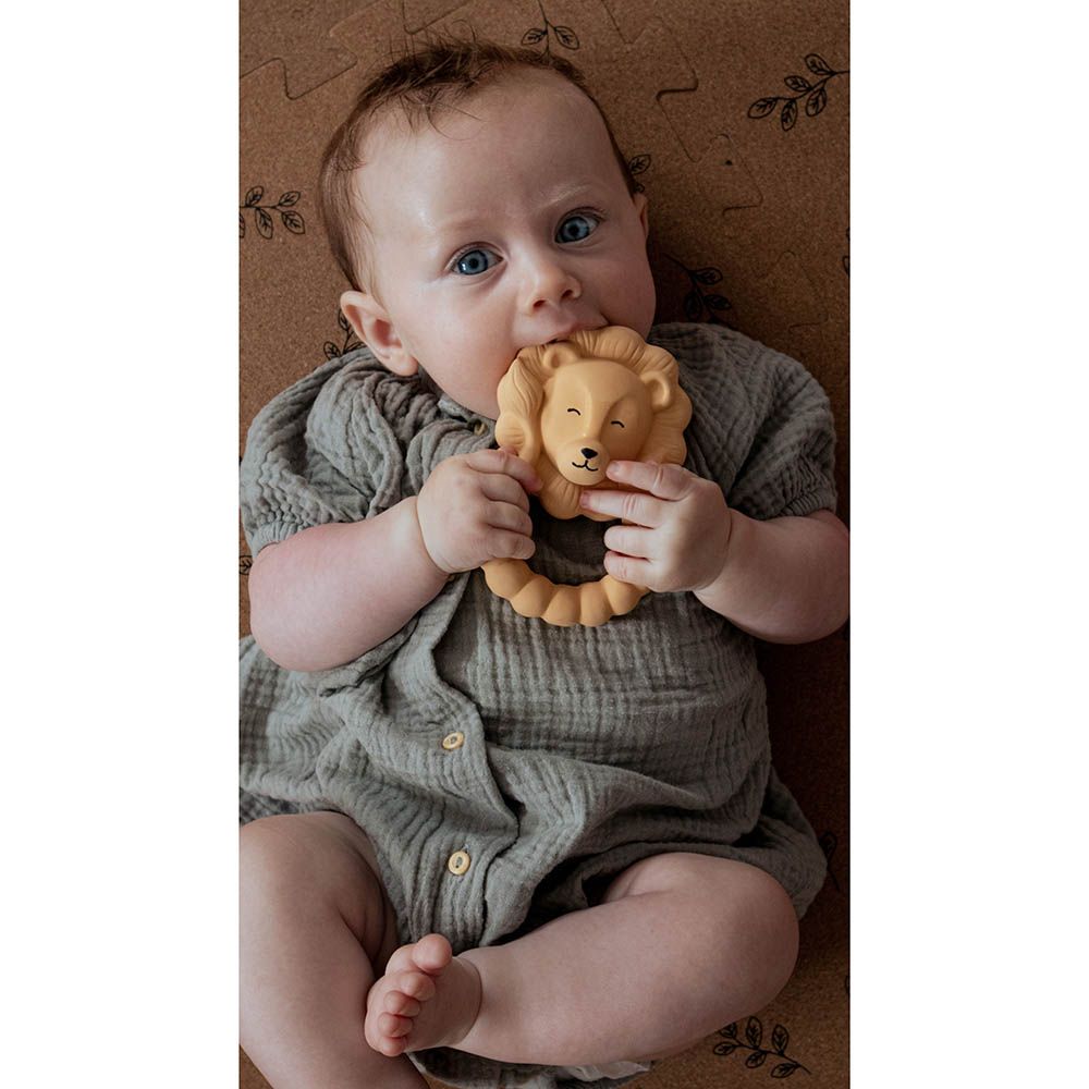 Natruba - Lion Teether - Yellow