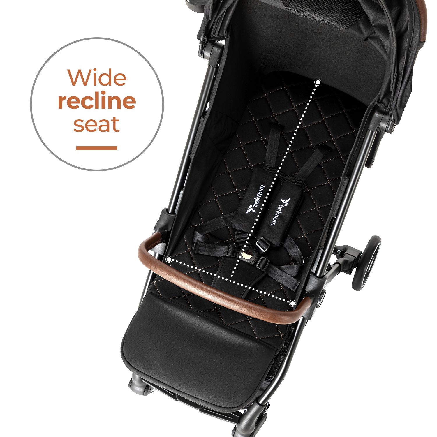 Teknum - Travel Explorer 2 AutoFold Stroller - Black