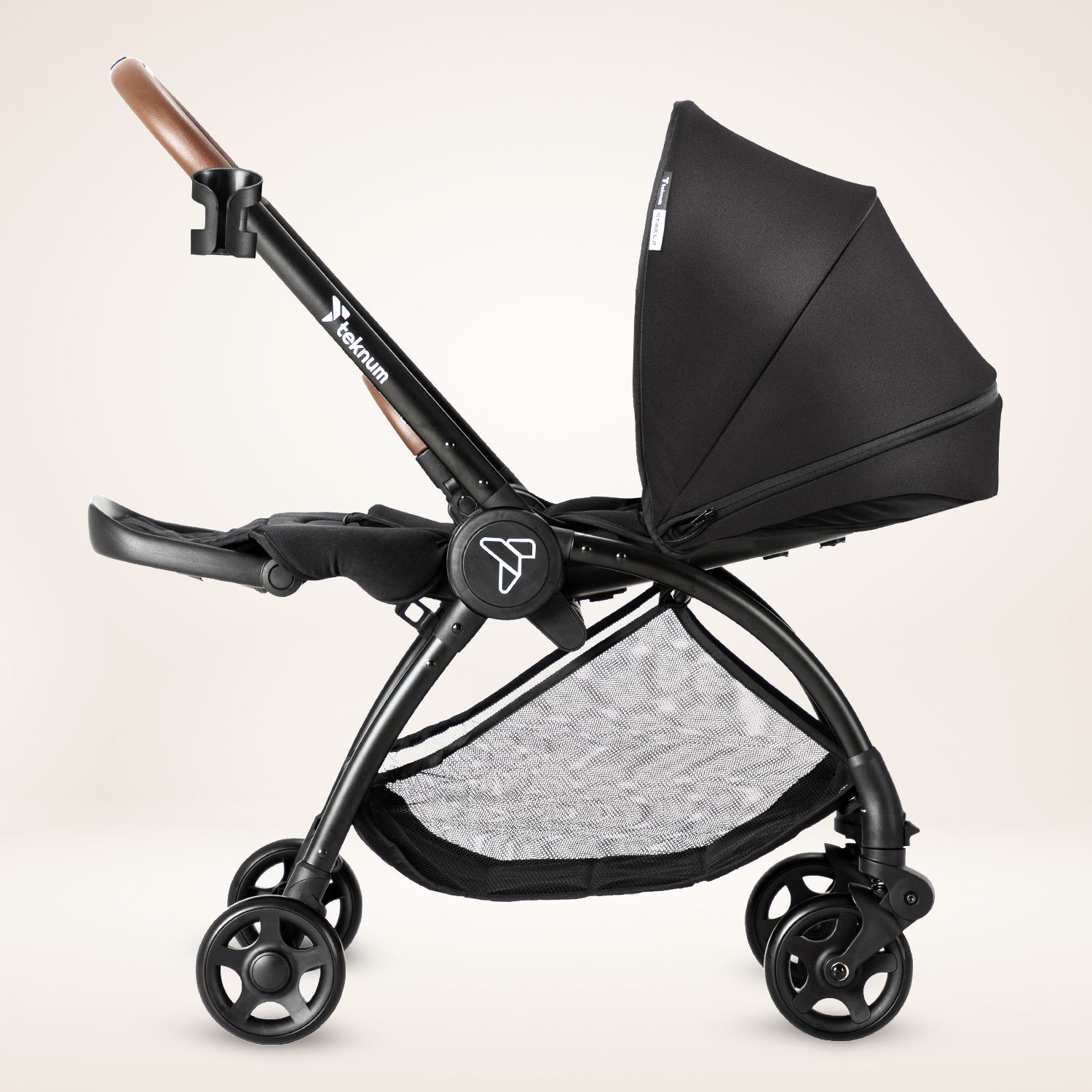 Teknum - Travel Stroll 2 Stroller - Black