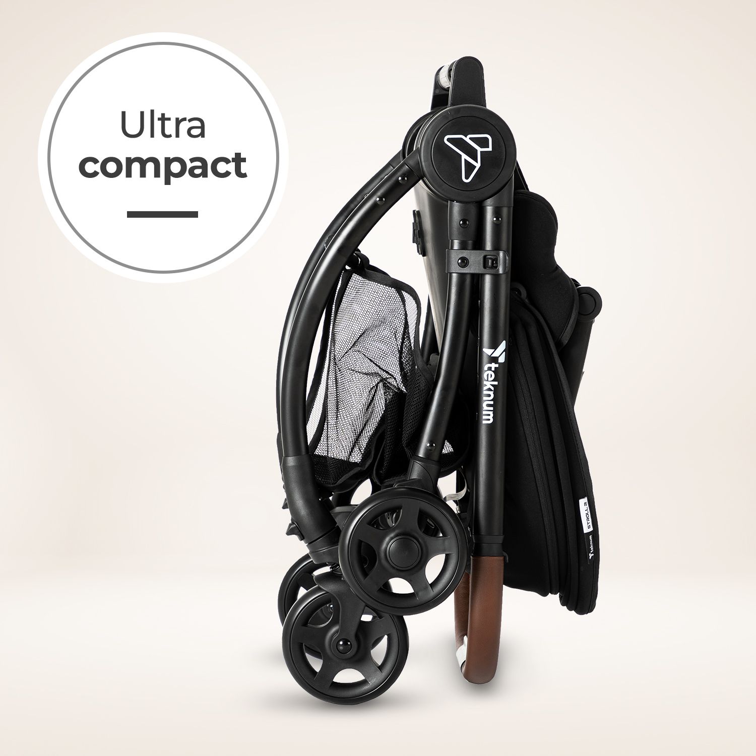 Teknum - Travel Stroll 2 Stroller - Black